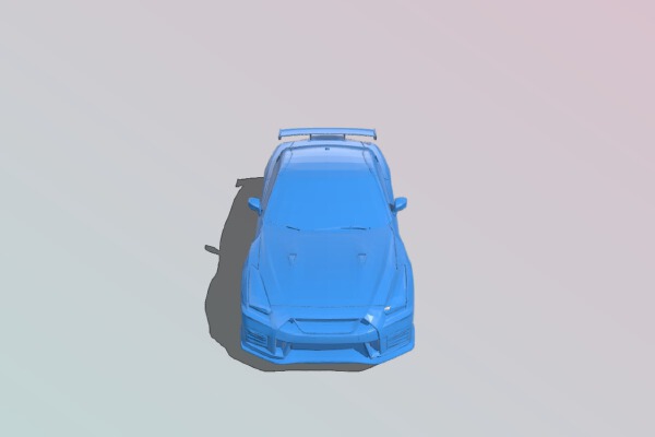 Nissan GTR Car | 3d print model