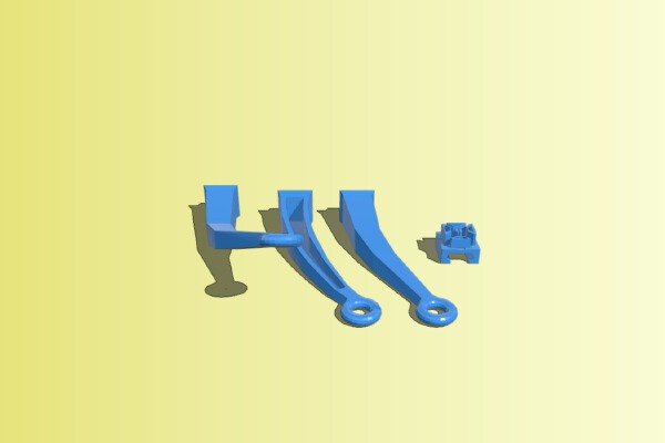 Creality Ender 3 Filament Guides and End Clip | 3d print model