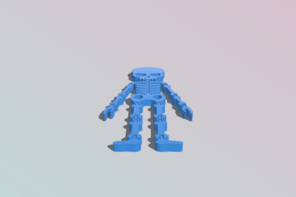 Flexi Skeleton | 3d print model