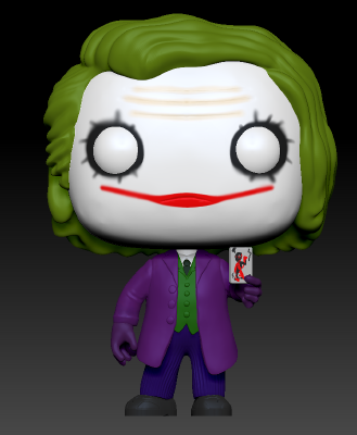 Joker Funko Pop Style | 3d print model