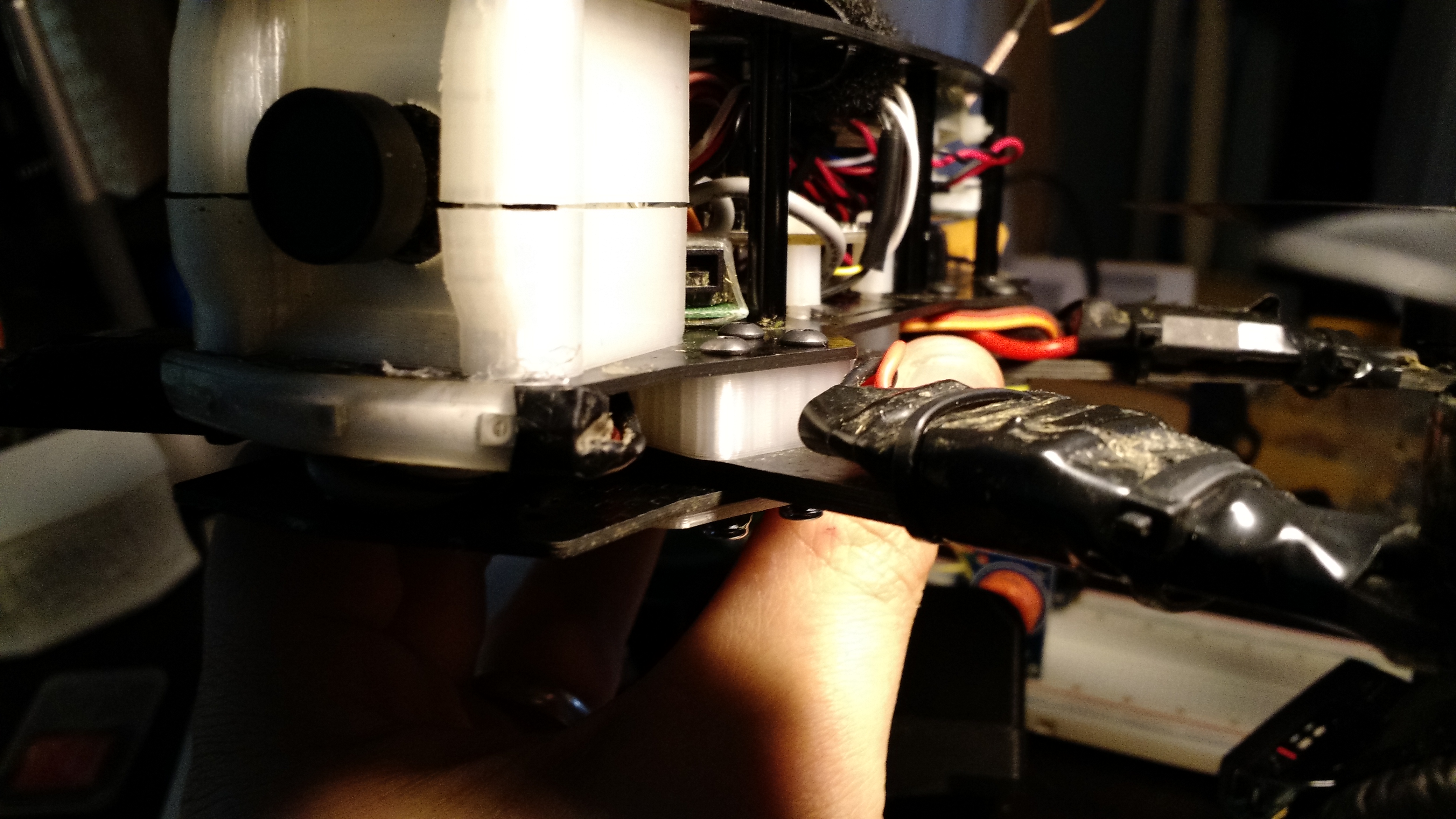 ZMR250 (clone) FatShark Pilot HD V2 clamshell mount
