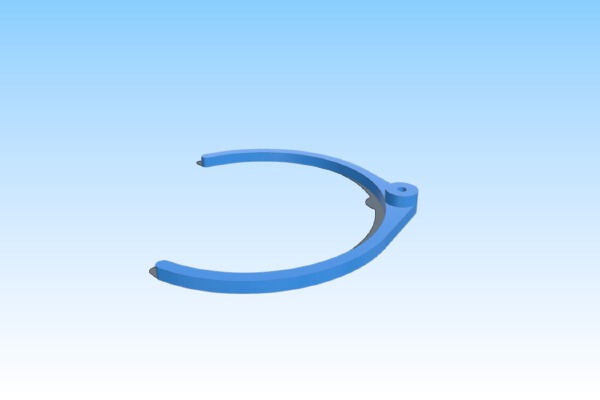 Spray Can Tube Clip | 3d print model