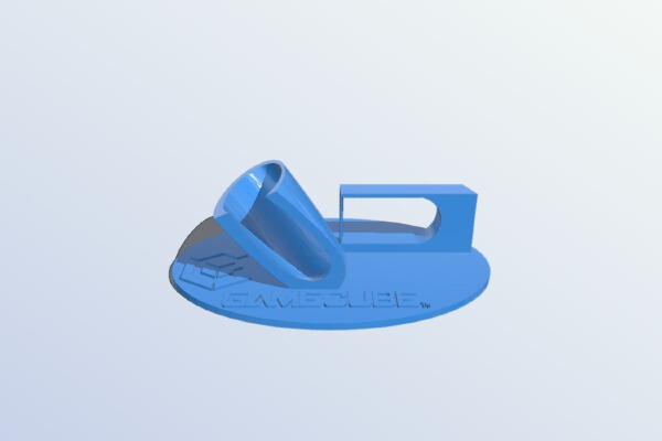 Gemecube wireless wavebird controller stand display | 3d print model