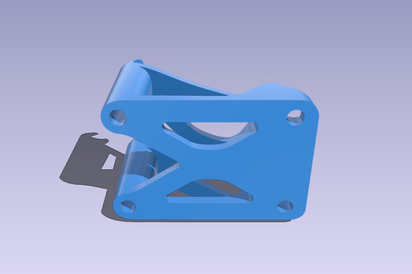 ImpulseRC Alien 4" top GoPro Session Mount