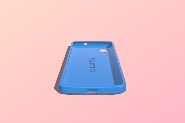 Nexus 5 Case in Wood Filament | 3d print model