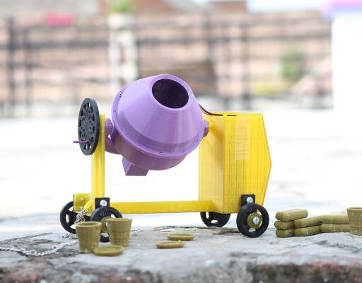 Cement mixer | 3d print model