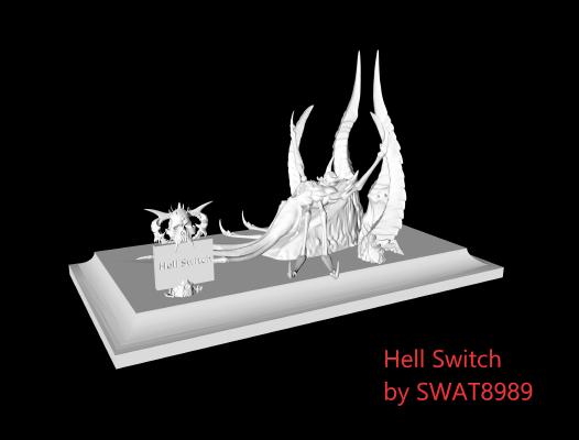 Hell Switch (Doom 4) | 3d print model
