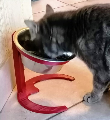 Cat food bowl stand | 3d print model
