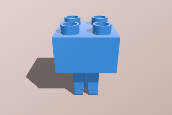 Fischertechnik to Duplo (uck-01f00m) | 3d print model