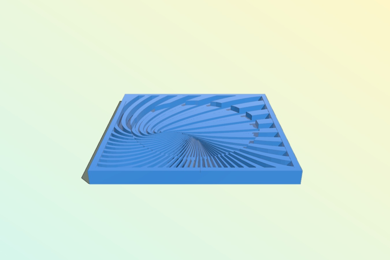 Drink Coaster_Abstract swirl