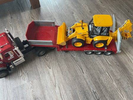 Bruder Toy Truck and Trailer Ramps and Ramp Mount | 3d print model