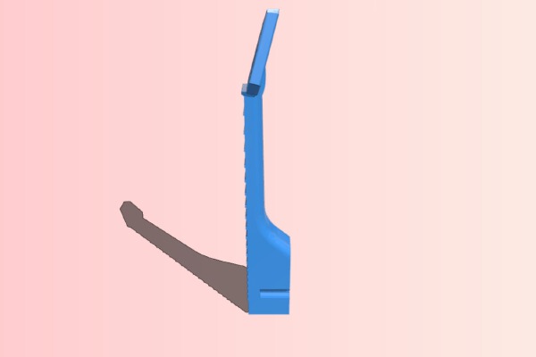 Solstie Complete Guitar Neck With Room For 1_2" Square Steel Tube Truss and Volute Reinforcement | 3d print model