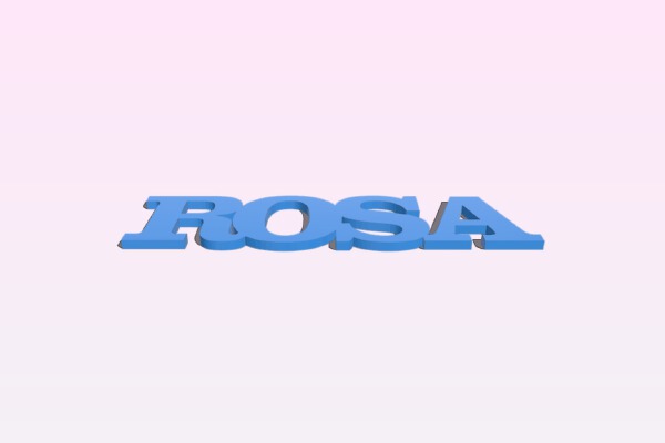 rosa-5mm | 3d print model