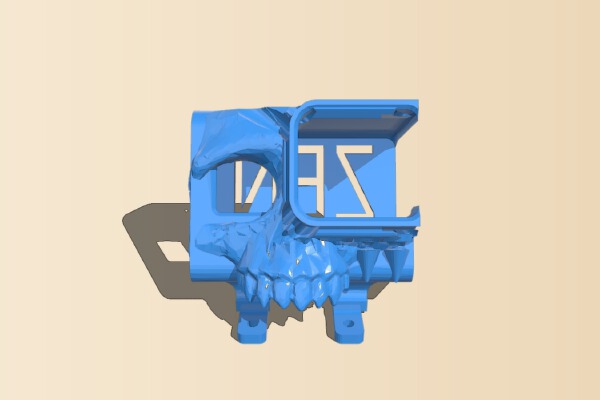 Impulserc Alien Gopro Skull mount | 3d print model