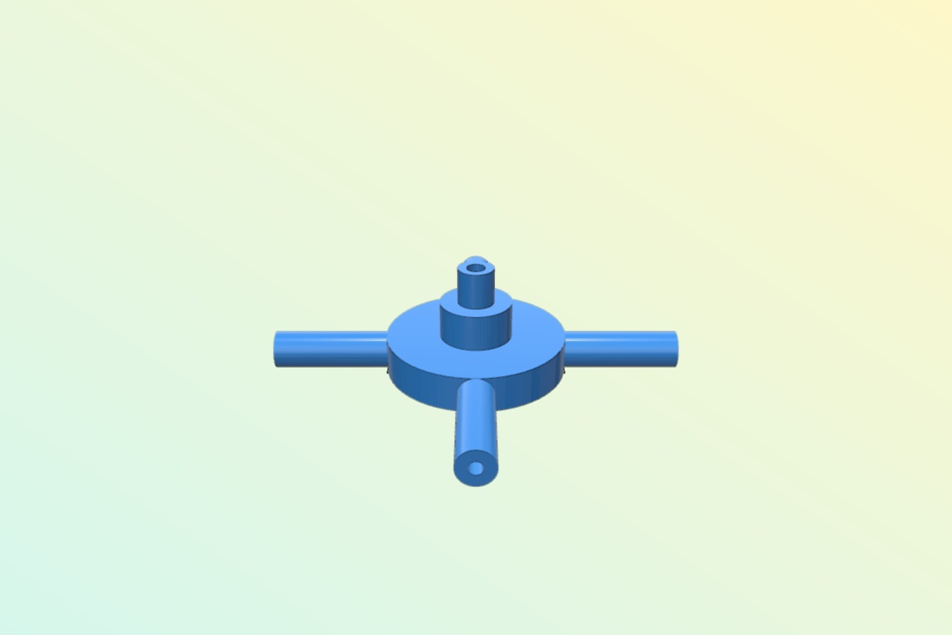 simple 4x distributor for hydroponics