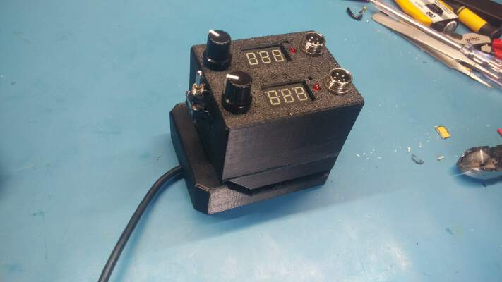 Hakko T12 double soldering station, parkside x20v battery powered | 3d print model