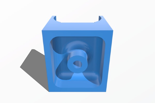 Hobby motor fan and mount. | 3d print model