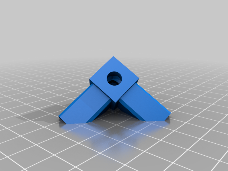 Customizable Square Pipe Connector - no support type(fusion360)