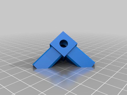 Customizable Square Pipe Connector - no support type(fusion360) | 3d print model