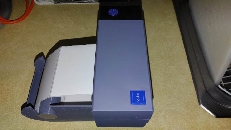 Rollo 4x6 label printer paper tray