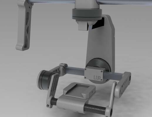 DSLR brushless gimbal - stedycam | 3d print model