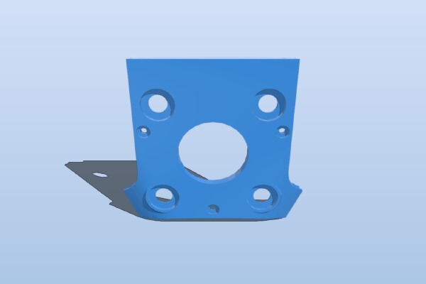 3dr Solo Gimbal Plate Genuine | 3d print model