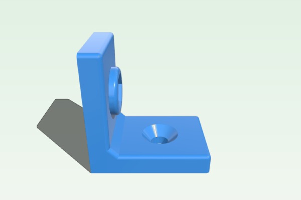 LACK Table Enclosure Bracket | 3d print model