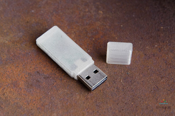 USB housing with USB connector cover | 3d print model
