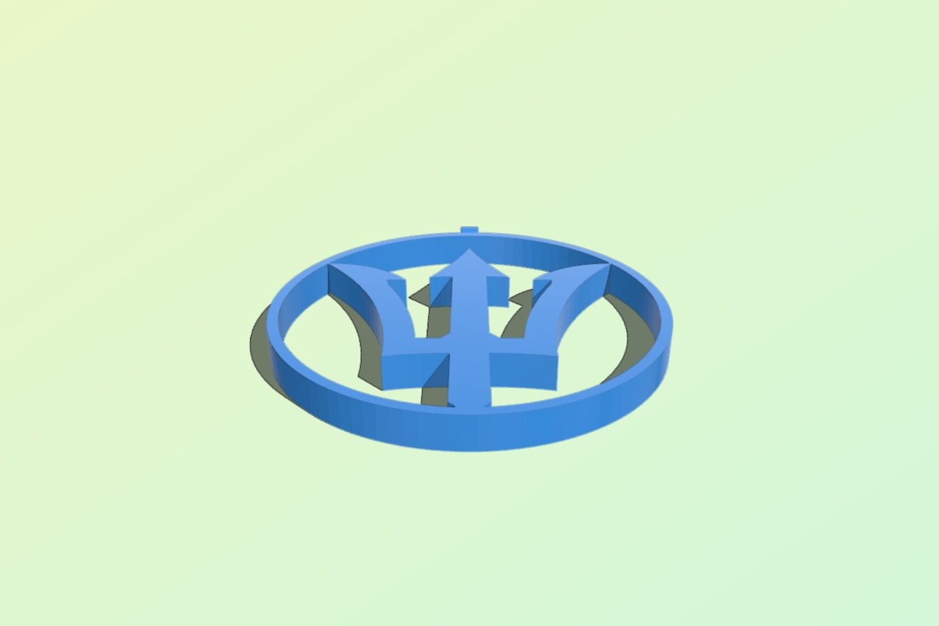 Percy Jackson Poseidon Trident Pendent
