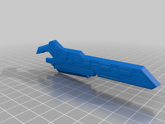 Neptunia CPU Weapon set for Transformers | 3d print model