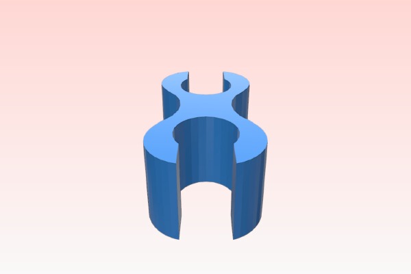 Earbud Cord Clip | 3d print model