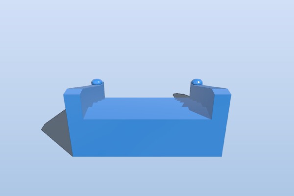Brownstone Steps For Golf-In-Miniature Hole #3 | 3d print model