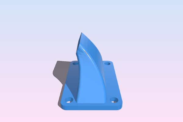 Anycubic Kossel E3D V6 Upgrade Cooling Duct | 3d print model
