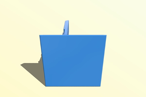table top name holder, price tag holder, business card holder | 3d print model