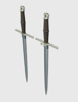 Main Gauche Style Dagger | 3d print model
