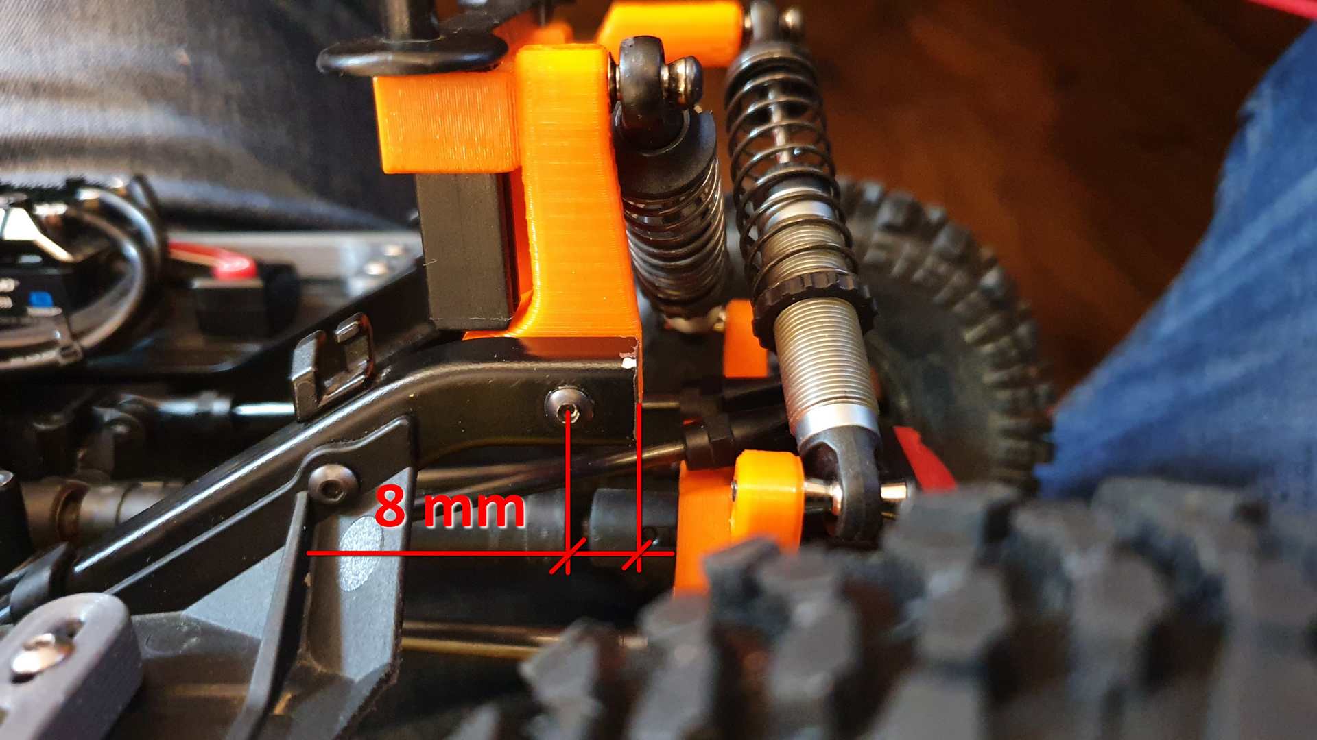 TRX4 rear suspension mod!