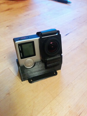 GoPro TPU_NinjaFlex Mount for ZMR250 - 20 Degrees | 3d print model
