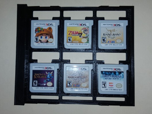 Nintendo DS_3DS Jewel Case Game Insert | 3d print model