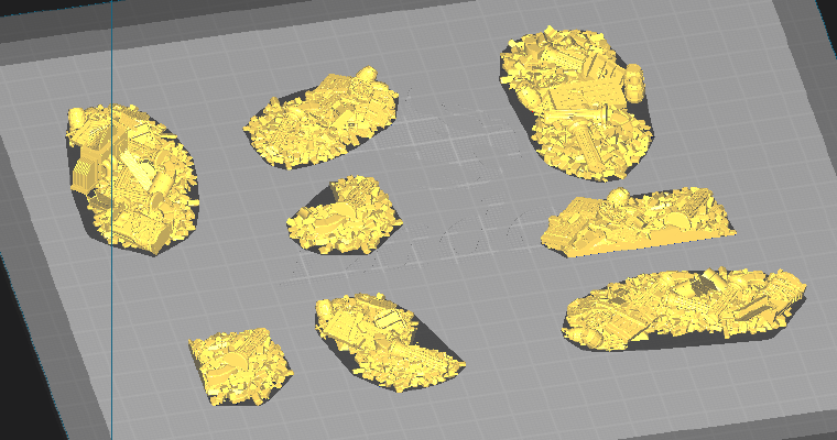 Pile of debris | 3d print model