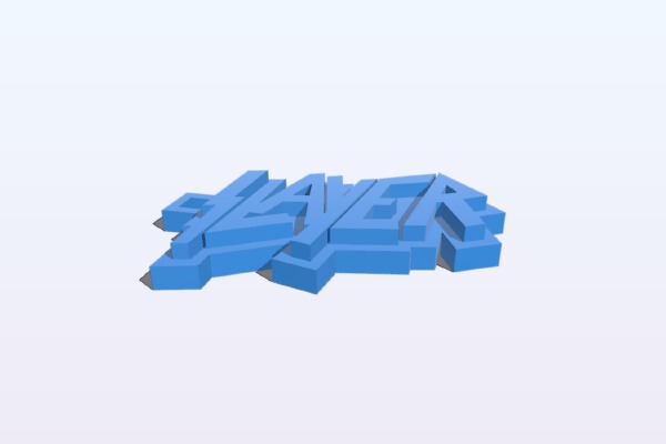 Slayer keychain | 3d print model