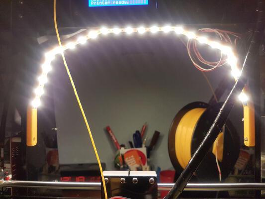 Anet A8 - LED Strip Support | 3d print model