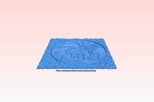 Painting of ancient Chinese people | 3d print model