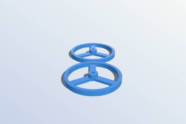 Izzy Wheels - skinny | 3d print model