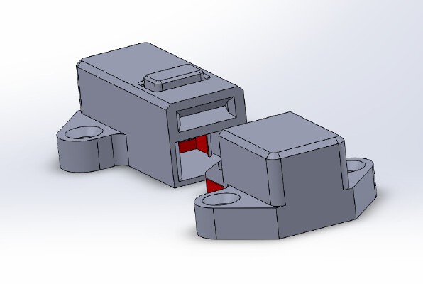 Latch lock for chest or sliding door | 3d print model