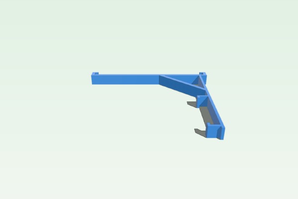 Blind Front clip | 3d print model