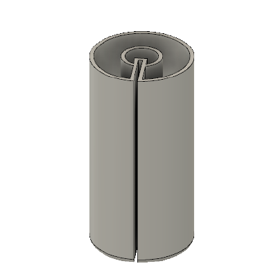 Beaker _ Mini Tube - bubbler W_ ice mold insert. | 3d print model