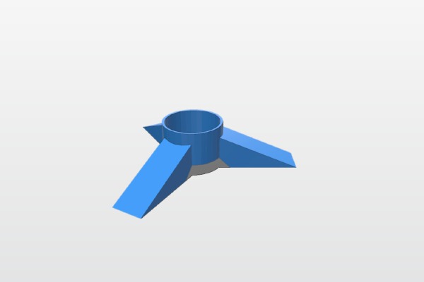 Candlestick (rolled honeycomb wax candle) | 3d print model