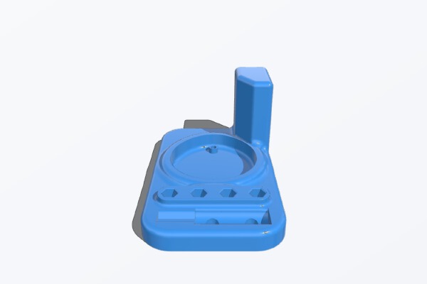 Parkside 12V drill enlarged base | 3d print model