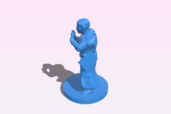 DesktopHero Priest Laying Hands (Dungeon Twister Original proxy) | 3d print model