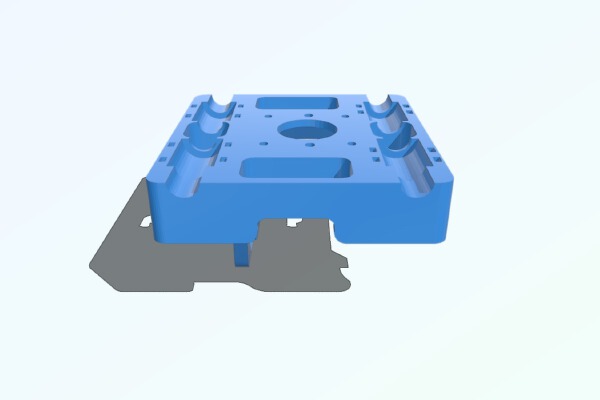 Printrbot simple makers edition (1405) ZY Plate for stock Y axis | 3d print model